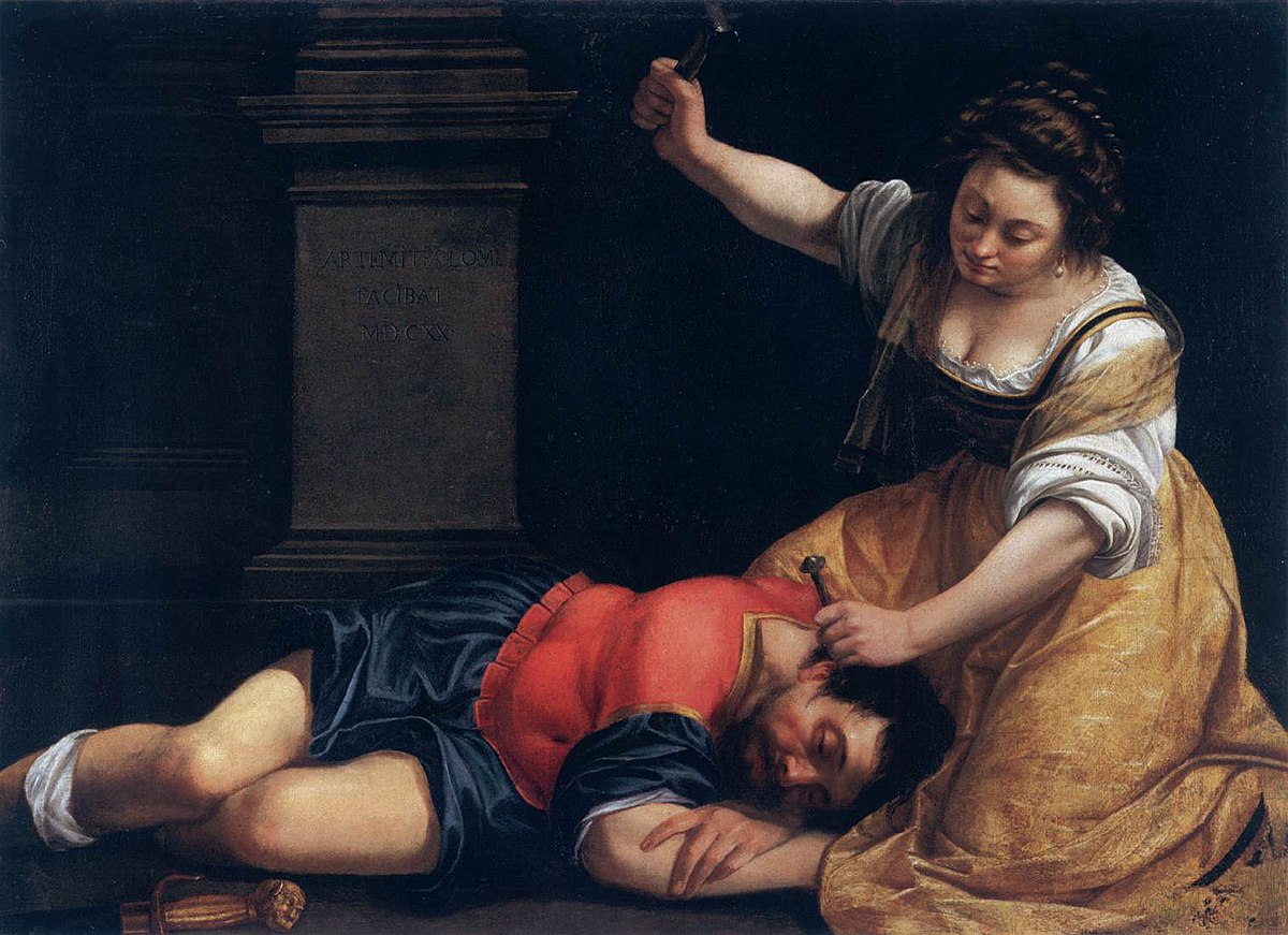 Artemisia Gentileschi: mulheres que decapitam vilões